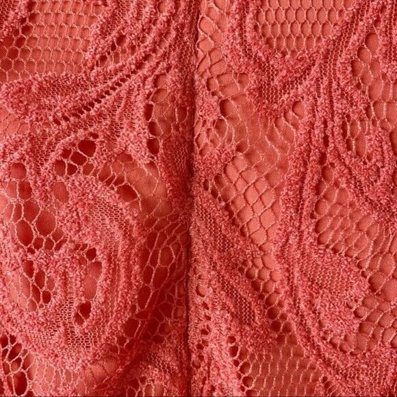 Eliza J Women's Sleeveless Size 4 Belted Floral Lace Midi Dress FREE US SHIPPING - Picture 7 of 7